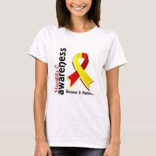 Medvetenhet 5 för hepatit C T Shirt