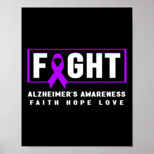 Medvetenhet - Alzheimer Kamp Heimers medvetenhet Poster