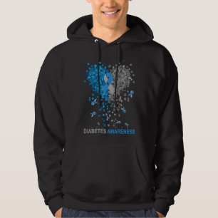 Medvetenhet av typ 1 hoodie