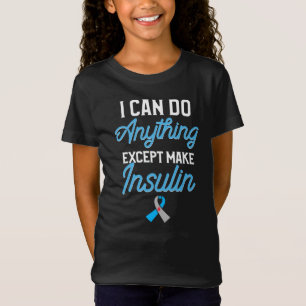 Medvetenhet av typ 1 om diabetes - allt utom t shirt