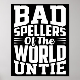 Medvetenhet, dåliga säljare av World Untie Dyslexi Poster
