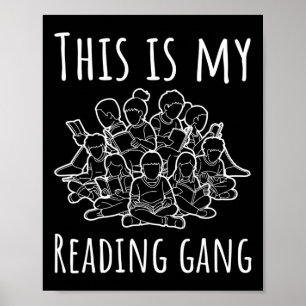 Medvetenhet - Det här är min läsande gäng rolig dy Poster
