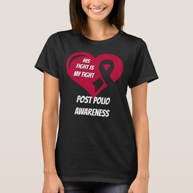 Medvetenhet efter polio t shirt (Framsida)