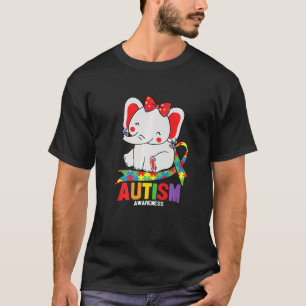 Medvetenhet Elephant Mamma under utfrågningar Auti T Shirt