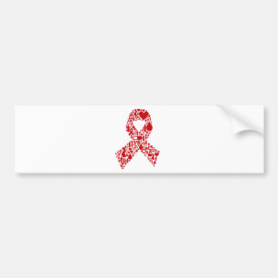 Medvetenhet för aidsbandsymbol bildekal