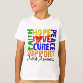 Medvetenhet för Autism för hoppkärlekbot T-shirt