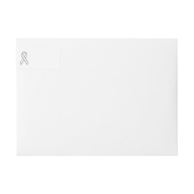 Medvetenhet för band för kromstilvit etikettband (Framsidan)