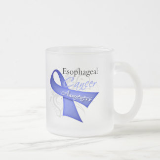 Medvetenhet för cancer för rullaband Esophageal Frostad Glasmugg