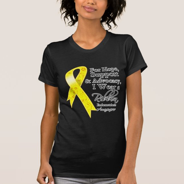 Medvetenhet för Endometriosisservicehopp Tee (Framsida)