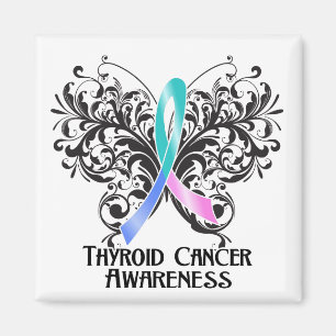 Medvetenhet för fjärilsThyroidcancer Magnet