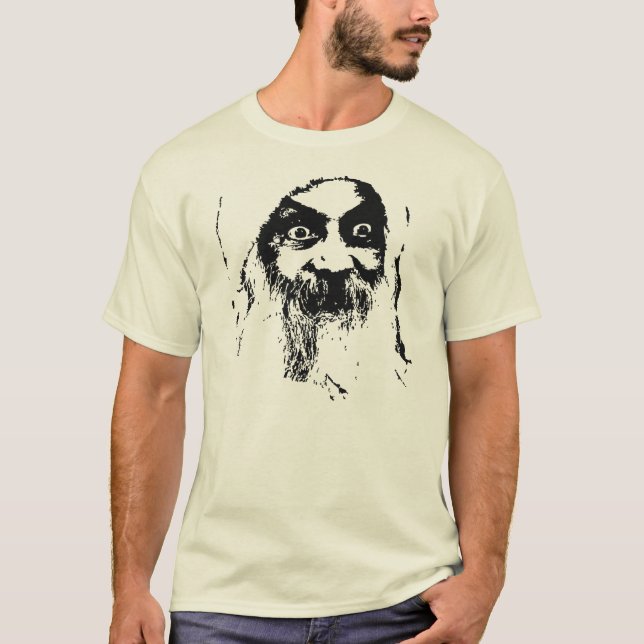 medvetenhet för meditation för oshoskjortatshirt tee (Framsida)