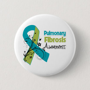 Medvetenhet för Pulmonary Fibrosis Knapp