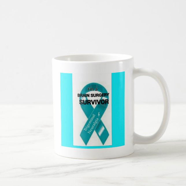 Medvetenhet för TrigeminalNeuralgia Kaffemugg (Höger)