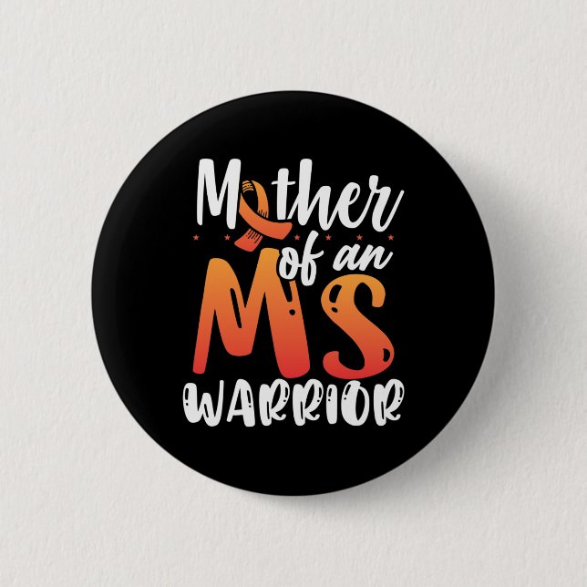 Medvetenhet från Warrior Många Sclerosis Knapp (Framsida)