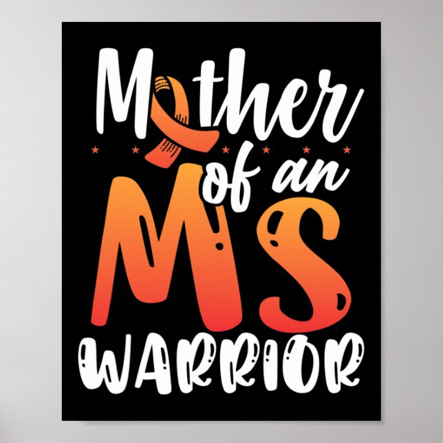 Medvetenhet från Warrior Många Sclerosis Poster (Framsidan)