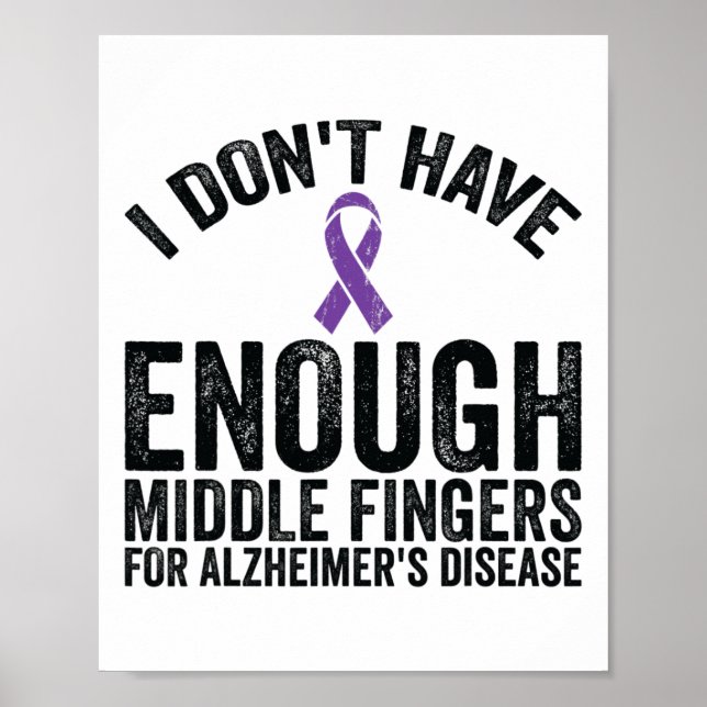 Medvetenhet - ha inte Mitten Finger för Heimerhe Poster (Framsidan)