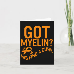 Medvetenhet Har Myelin Hitta Cure Många Sclerosis Kort