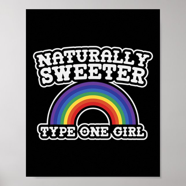 Medvetenhet hos unga flickor av typ 1 poster (Framsidan)