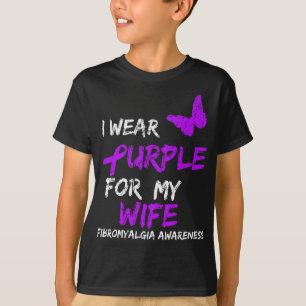 Medvetenhet I Bärans Lila för fru 1 T Shirt