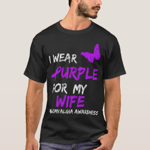 Medvetenhet I Bärans Lila för fru 1 T Shirt
