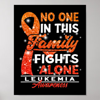 Medvetenhet I Ingen i den här familjen kämpar ensa Poster