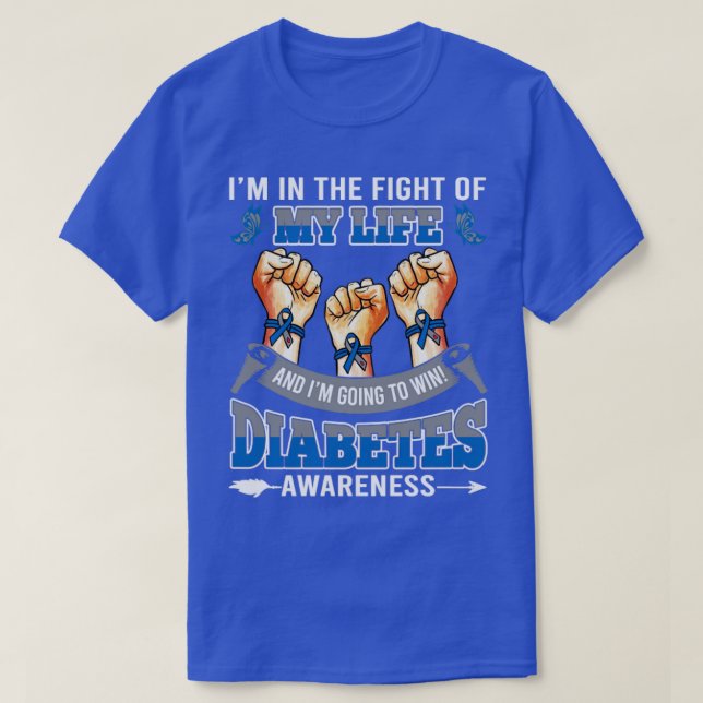 Medvetenhet i kampen mot mitt liv t shirt (Design framsida)