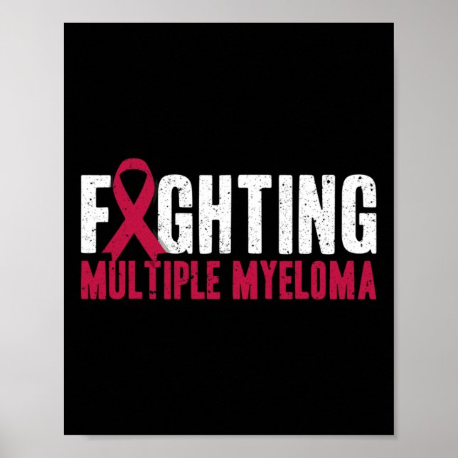 Medvetenhet Kamp mot multipelt myelom stöd  Poster (Framsidan)