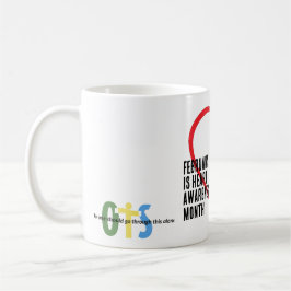 Medvetenhet, kirurgi, överlevnadspresent kaffemugg