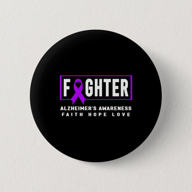 Medvetenhet - Lila Heimer's Fighter Knapp (Framsida)