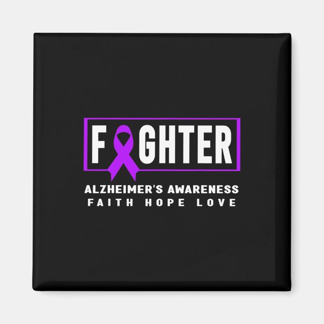 Medvetenhet - Lila Heimer's Fighter Magnet (Framsidan)