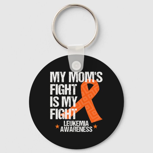 Medvetenhet Mama Fight Orange Band Presentidé  Nyckelring (Framsida)