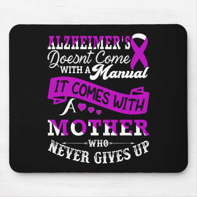 Medvetenhet Mammasupport Heimer Warrior Mom Musmatta (Framsidan)