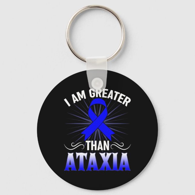 Medvetenhet Neurologiskt tecken Hemiataxia Blue Ri Nyckelring (Framsida)