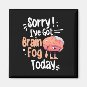 Medvetenhet och fibrofog Fibromyalgia Brain Fog Magnet