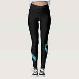 Medvetenhet om äggstockscancer leggings