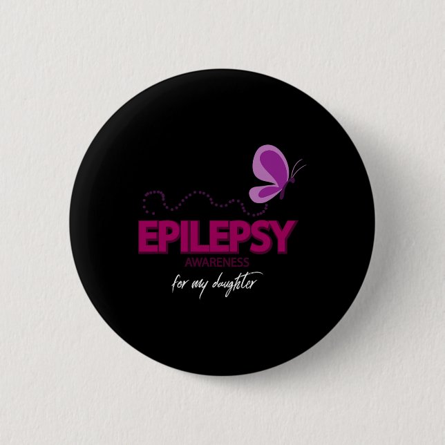 Medvetenhet om akut epilepsi för min dotter knapp (Framsida)
