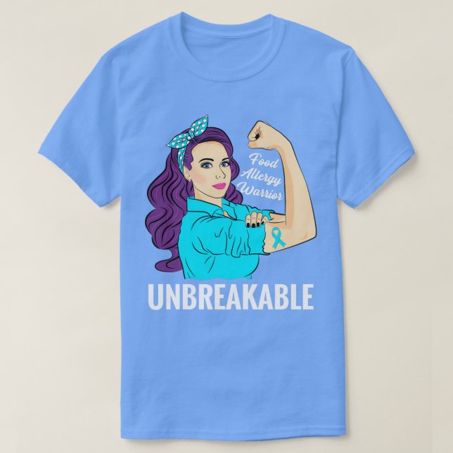 Medvetenhet om allergi vid livsmedelsallergier Ick T Shirt (Design framsida)