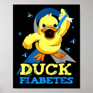 Medvetenhet om Anka-diabetes för Manar Poster