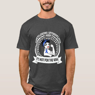 Medvetenhet om ankylosing Spondylitis Warrior Awar T Shirt