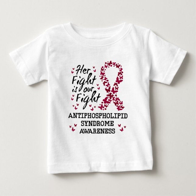 Medvetenhet om antifosfolipidsyndrom t shirt (Framsida)