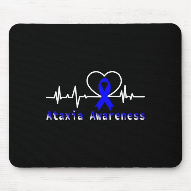 Medvetenhet om ataxi Heartbeat Warrior Support Musmatta (Framsidan)