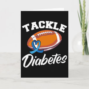 Medvetenhet om att bekämpa diabetes T1d Warrior Di Kort