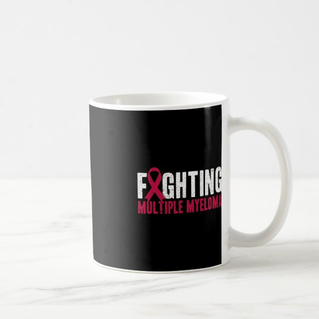 Medvetenhet om att bekämpa Många Myeloma Support Kaffemugg (Höger)