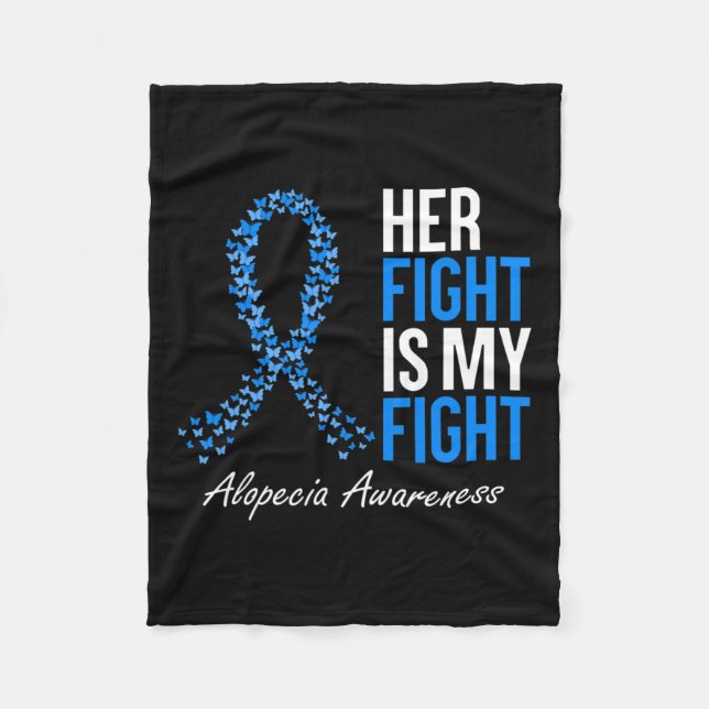 Medvetenhet om att hennes kamp är min Bära Fleecefilt (Framsidan)