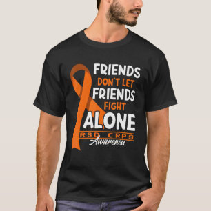 Medvetenhet om att vänner inte låter vänner slåss t shirt