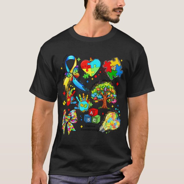 medvetenhet om autism 11-0 t shirt (Framsida)