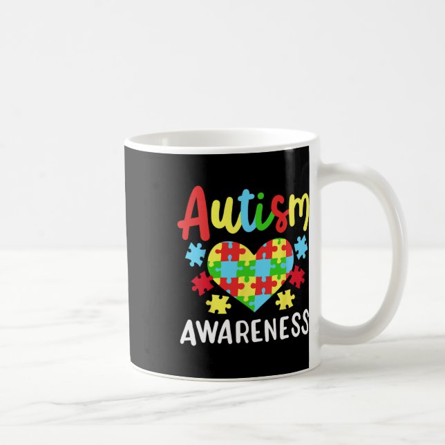 Medvetenhet om autism 1 kaffemugg (Höger)