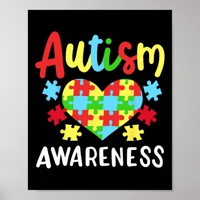 Medvetenhet om autism 1 poster (Framsidan)