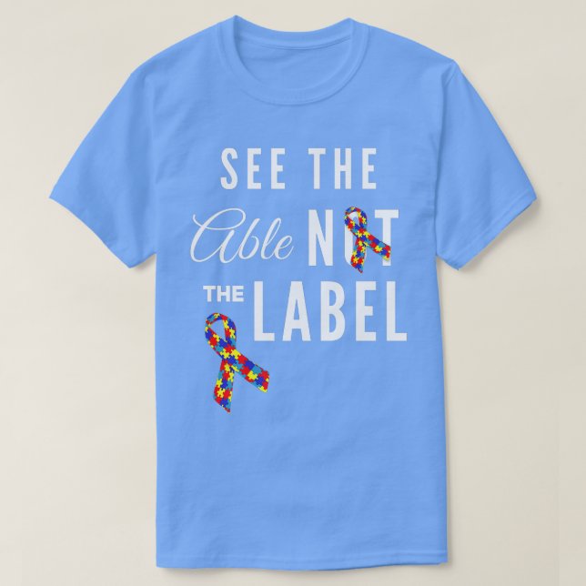 Medvetenhet om autism (1) t shirt (Design framsida)