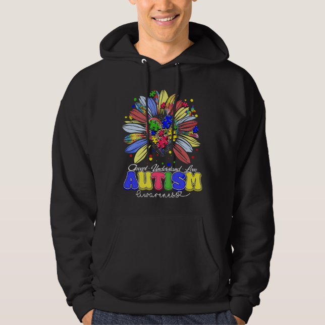 medvetenhet om autism (2 hoodie (Framsida)